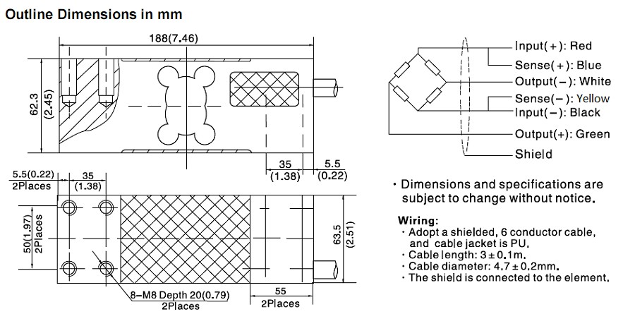 L6W-C3稱重傳感器 L6W-C3稱重傳感器