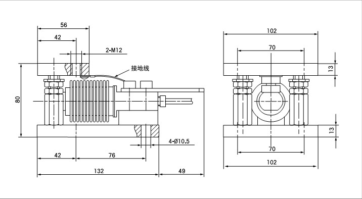 UW-100kg稱重模塊 UW-100kg稱重模塊
