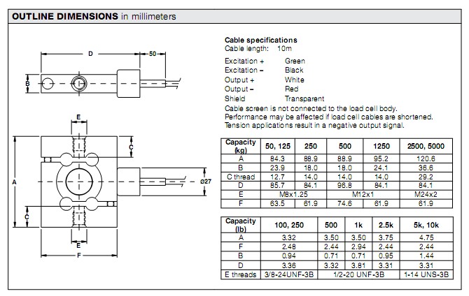 BSP-500kg稱重傳感器 BSP-500kg稱重傳感器