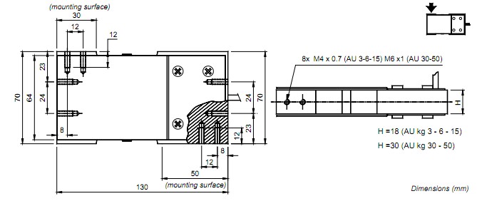 AU-6kg稱重傳感器 AU-6kg稱重傳感器